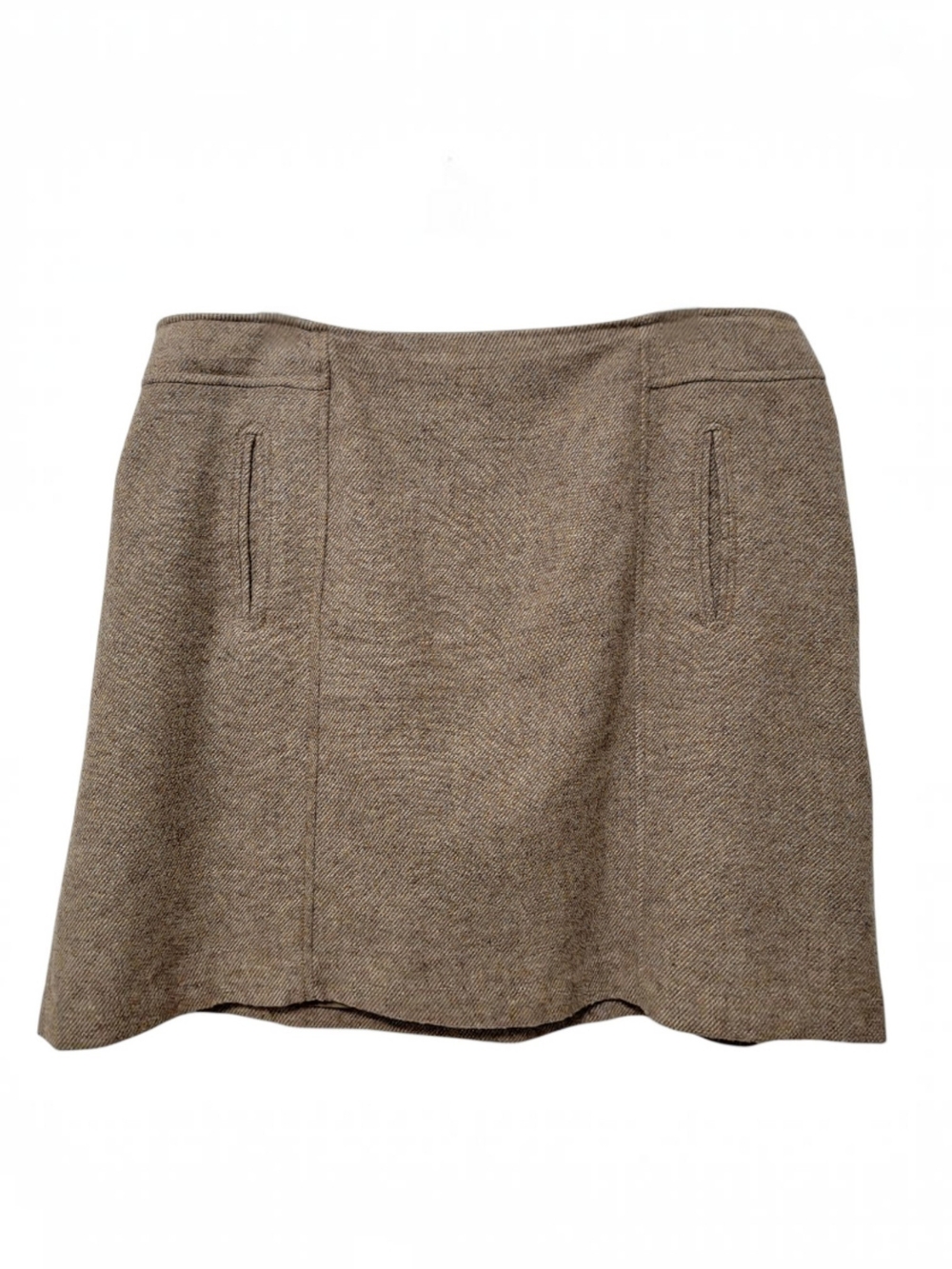 Talbots | Tweed Wool Blend Knee Length Pencil Skirt Pockets Elastic 18WP Autumn